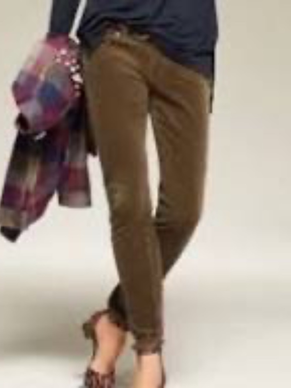Cabi Moss Brown Skinny Corduroy Style 3567 - Picture 2 of 4